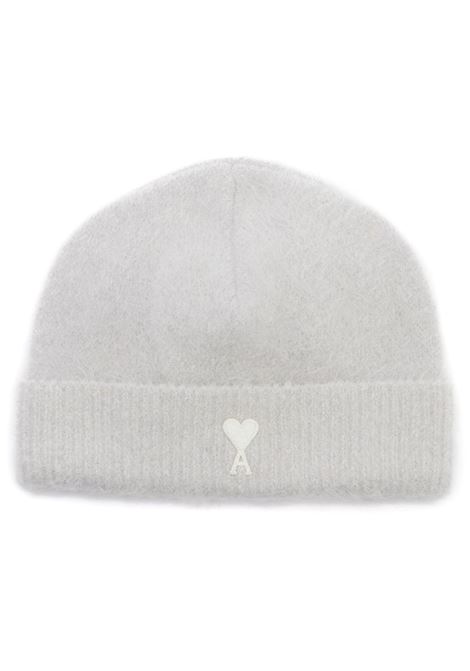 Grey Ami de Coeur beanie hat Ami paris - unisex AMI PARIS | UHA105KN0032090